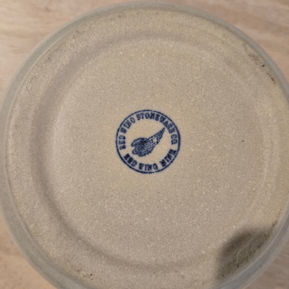 Redwing Pottery bowl w/ advertisement - Picture 4 of 5